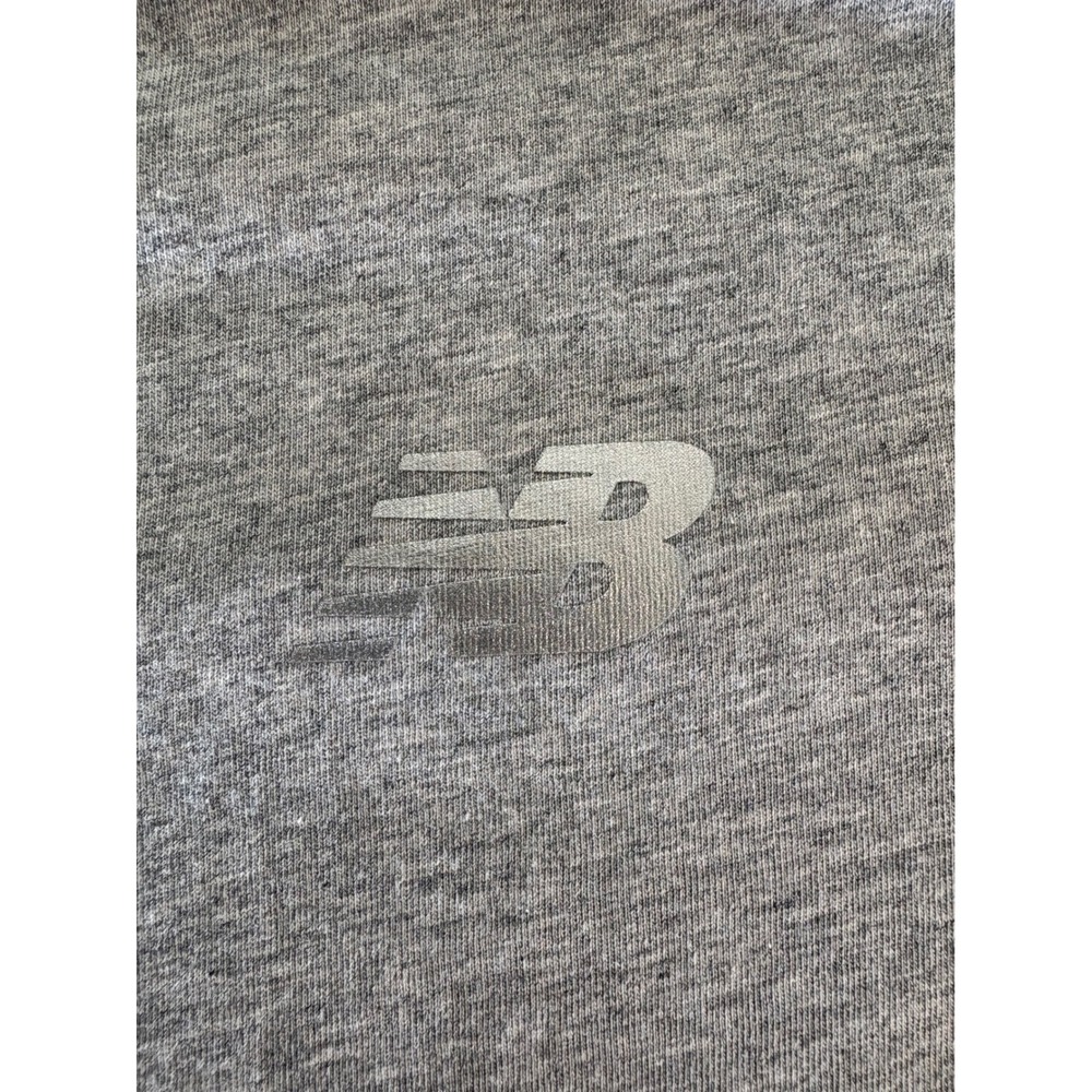 New Balance Mens Graphic T-Shirt Gray Short Sleeve Cotton Logo Crew Neck Size S - Picture 3 of 11